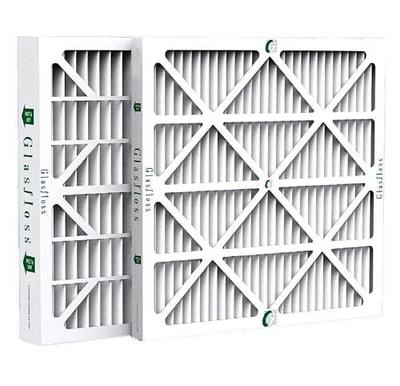 Glasfloss ZL 20x25x4 MERV 10 Pleated AC Furnace Air Filters. Box of 4 | Exact Size: 19-1/2 x 24-1/2 x 3-3/4, Rating: MERV 10, MPR 800, FPR 7, Durable Heavy-Duty Frame, Made in USA