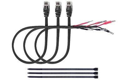 Xislet 16.5" Radar Detector Hardwire Power Cord Mirror Wire Plug Tap Compatible with Escort Valentine One Uniden Beltronics with Inline Fuse Mount RJ11 - Set of 3