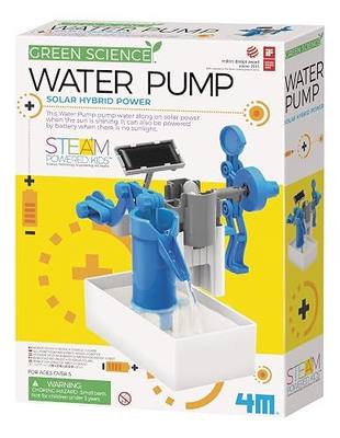 4M Green Science Solar Hybrid Power Water Pump DIY STEAM Powered Kids Science Kit