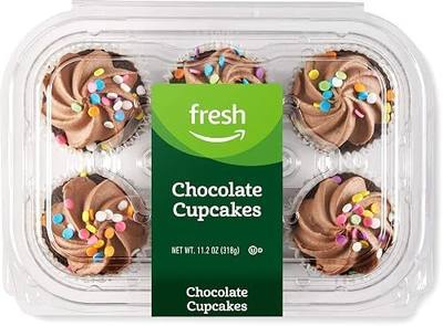 Fresh Brand – Chocolate Cupcakes, 11.2 oz (6 ct) FROZEN