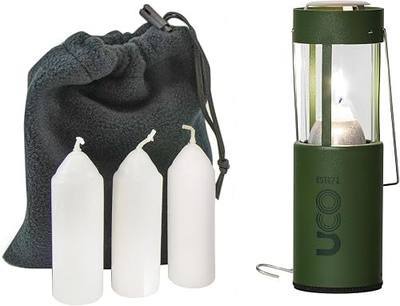 UCO Candle Lantern Value Pack with 4 Candles and Storage Bag, Collapsible Candle Lantern for Camping & Emergency Preparedness