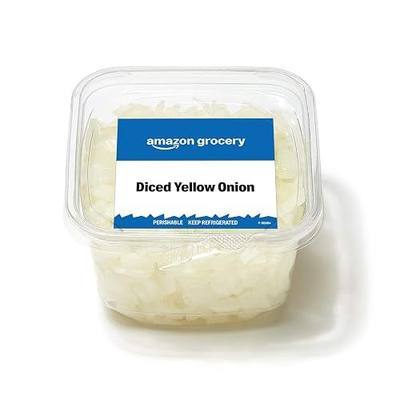 Amazon Grocery, Diced Yellow Onion, 10 Oz