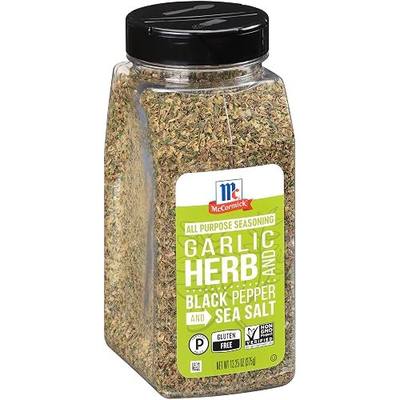 McCormick Garlic, Herb and Black Pepper and Sea Salt All Purpose Seasoning, 13.25 oz