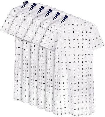Unisex Hospital Gowns Back-Tie Patient Gowns Men Women Fits Sizes up to 2XL, Blue Star, Pack of 6