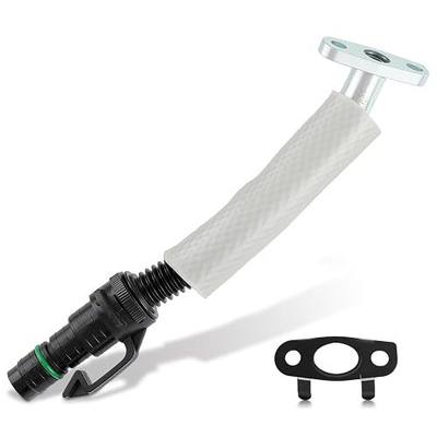 AUTOKAY Turbo Oil Return Pipe Tube with Gasket Fit for 2011-2019 Chevy Cruze Sonic Trax Buick Encore 1.4L, Engine Turbocharger Oil Return Hose Line Replace# 55587854 55569839