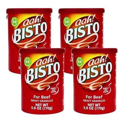 Bisto Gravy Granules – Beef & Chicken Flavors, Imported from the UK – Classic Smooth Texture, 170g (Choose Flavor) (Pack of 4, Beef)