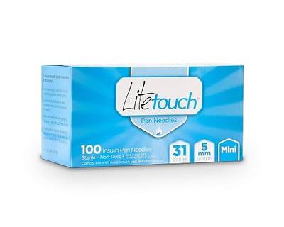 LITETOUCH Pen Needles 31G-5mm 100 pieces