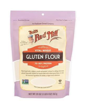Bob's Red Mill Vital Wheat Gluten Flour, 20oz (Pack of 1) - Vegan, Keto Friendly, Kosher