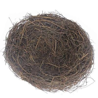 Rattan Bird's Nest Easter Rattan Nest for Garden Yard Home Party Wedding Easter Decor(5.9Inch)