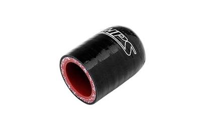 HPS 1/2" (13mm) Black High Temperature 3-ply Reinforced Silicone Coolant Cap Bypass Heater, 1-1/2" Length, 350F Max. Temp, 4mm Wall Thickness