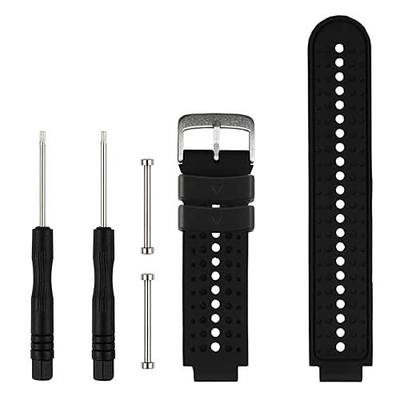 honecumi Replacement for Garmin Forerunner 235 Bands, Wristband Compatible with Garmin Forerunner 220/230/235/620/630/735XT Running Watch Band, Bands Straps for Garmin Approach S20 S5 S6 Golf Watch