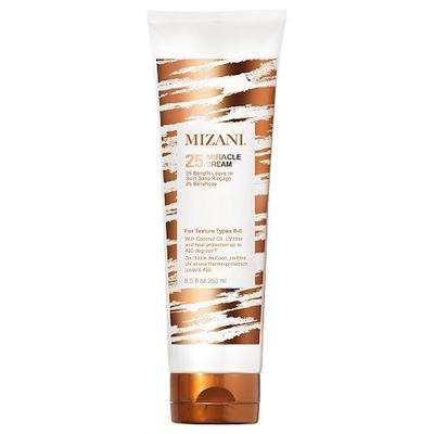 Mizani 25 Miracle Leave-In Cream - Hydrating Curl Cream with Coconut Oil, Curl Defining Leave In Conditioner, Anti Frizz, Heat Protectant, Silicone-Free, Sulfate-Free