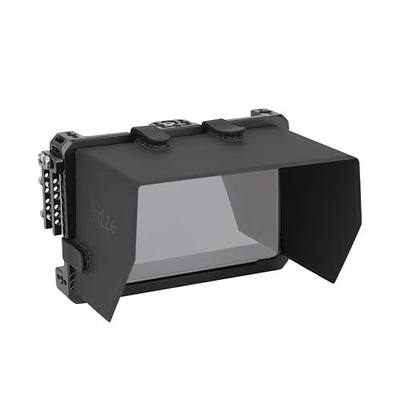 Nitze Monitor Cage Kit for Feelworld F6 PLUSX / F6 Plus / F5 PRO / F5 Prox with HDMI Cable Clamp and Sunhood - JT-F05B