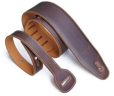 Jeereal Full Grain Genuine Leather Classic Retro Guitar Strap for Electric, Acoustic, and Bass Guitars