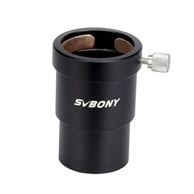 SVBONY SV157 Telescope Extension Tube 1.25 Inch Telescope Eyepiece Extension Tube Adapter Optical Length 34mm Accept Standard 1.25inch Filters (56mm) | for Astrophotography and Observation, 1.25” Extension Tube Telescope, Brass Pressure Ring, Total Length 56 mm