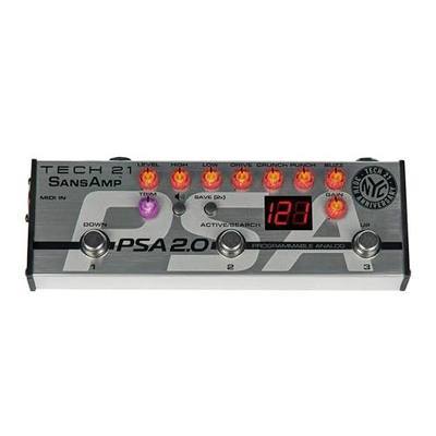 Tech 21 SansAmp PSA 2.0 Programmable Instrument Preamp Pedal