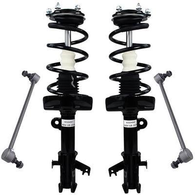 Detroit Axle - 2 Front Complete Struts Sway Bars for 2007-2014 Honda CR-V | 2 Front Complete Struts and Coil Springs Assembly 2 Sway Bar Links Suspension Kit: 2008 2009 2010 2011 2012 2013 Replacment