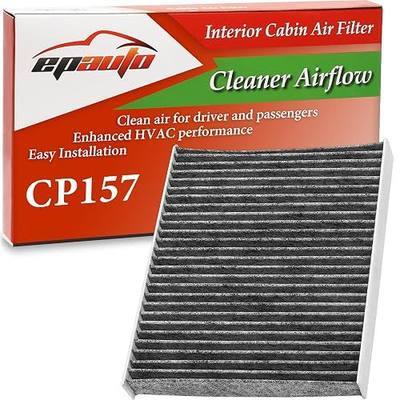EPAuto CP157 (CF12157) Cabin Air Filter Replacement for Toyota and Lexus | Toyota Camry, Corolla, RAV4, Prius, Highlander, Sienna, Lexus RX, NX, ES, Subaru Outback, Crosstrek, Mazda CX-9 - Fits