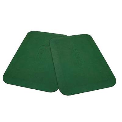 Gorilla Playsets 09-0012-PAIR-G Protective Rubber Mat For Swing Set of 2 Mats, Green