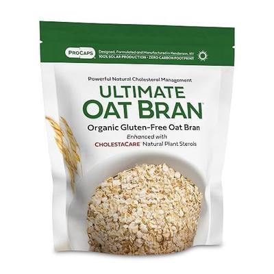 ANDREW LESSMAN Ultimate Oat Bran 30 Servings - Premium Organic, Gluten-Free Oat Bran, Heart-Healthy Fiber and Non-GMO Sourced Phytosterols. Promotes Healthy Cholesterol Levels. No Additives