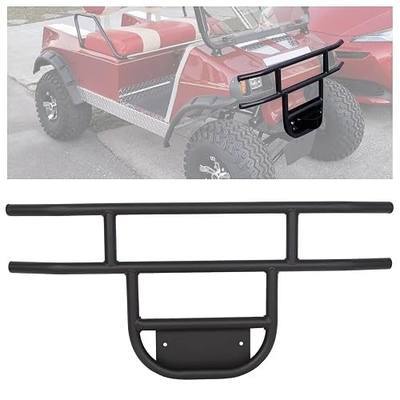 ECOTRIC Front Brush Guard Tubular Bumper Compatible with 1981-Up Club Car DS Models, Gas & Electric Front Brush