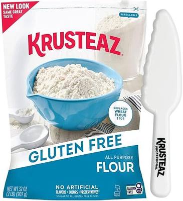 Gluten Free All Purpose Flour 32 oz Resealable Bag with Pastry Knife