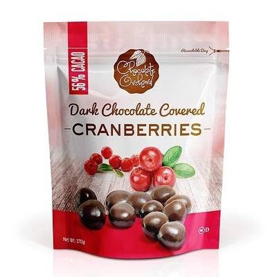 Chocolate Orchard Dark Chocolate Covered Cranberries - 6oz