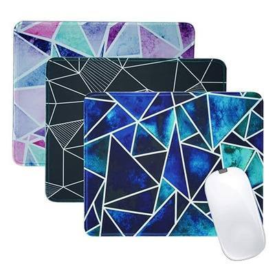 LIZIMANDU 3 Pack Mouse Pad with Stitched Edge,Computer Mouse Pad with Non-Slip Rubber Base,Mouse Pads for Computers Laptop Mouse 10.2 x 8.2 inch (3-Fragment, 3 Pack)
