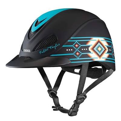 Troxel Fallon Taylor Purple Geo Horse Riding Helmet