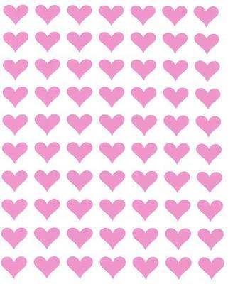 Royal Green 13MM (0.5 Inch) Pastel Pink Heart Stickers for Arts and Crafts Decorative Envelope Seals for Invitations, Party Favors, and Crafts - 350 Pack