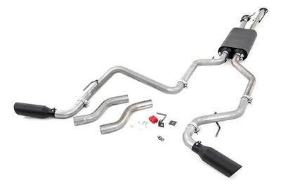 Rough Country Dual Cat-Back Exhaust for 2009-2021 Tundra | 4.6L/5.7L - 96012