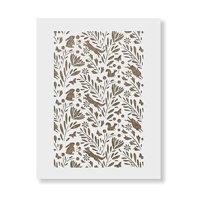 Forest Pattern Wall Stencil - Decorate with Wall Stencils