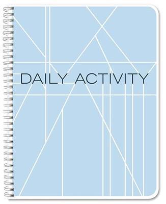 BookFactory Daily Activity Log Book/100 Day Activities Diary/Productivity Notebook, Wire-O - 100 Pages, 8.5'' x 11'' (Made in USA)