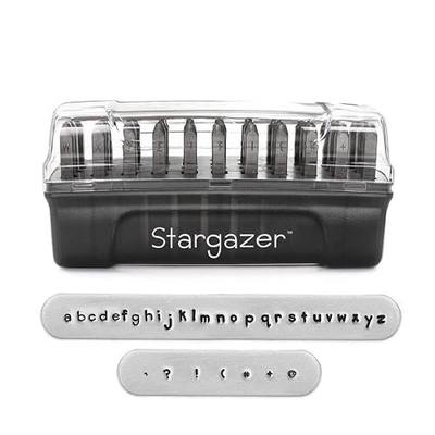 ImpressArt - Stargazer Metal Letter Stamps, Lowercase (2mm), Rated for Soft & Hard Metals, Professional Quality Stamps for Hand Stamping and Jewelry Making