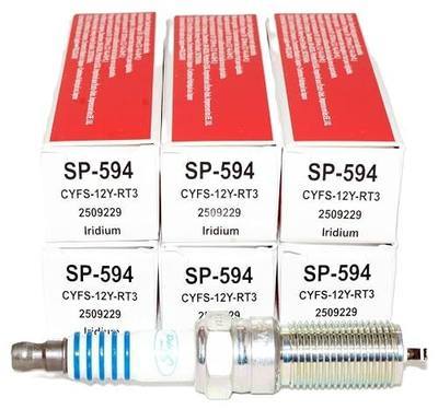 Motorcraft OEM SP594 Iridium Spark Plugs (6 pack) CYFS12YRT3