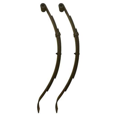 FORLUCIX Pair of 24.62" 3-Leaf Radius End Trailer Spring 1-3/4" Wide for 1,500 Capacity Rated Trailer Axles (Single Axle - 750 per Spring) WIE-3 (2 springs)