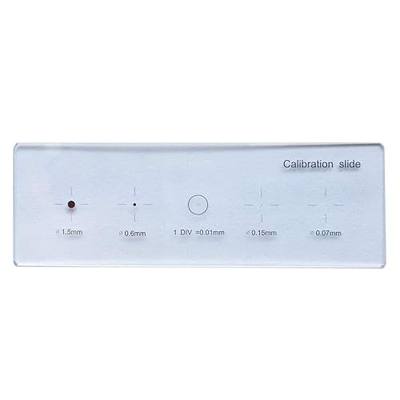 0.01mm Dot Crosshair Microscope Camera Slide Multifunction Plate Reticle Accurate Calibration Slide Ruler Stage Micrometer