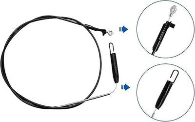 fascinatte 133-8158 Blade Brake Cable Kit with Bracket, Fits Toro 30" Timemaster Mowers | Complete replacement kit, pre-aligned mounting bracket, durable wear-resistant sheath, stable blade clutch control