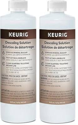 Keurig Descaling Solution Brewer Cleaner, Includes 28 oz. Descaling Solution, Compatible with Keurig Classic/1.0 & 2.0 K-Cup Pod Coffee Makers (28 Oz)