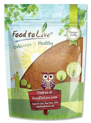 Food to Live Cacao Powder – 8 Ounces, Raw, Unsweetened, Kosher, No Sugar, Vegan, Keto, Paleo Friendly, Sirtfood, Bulk, Cocoa Powder for Baking, Smoothies, Hot Chocolate, Confectionery, Coffee