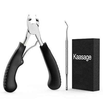 Nail Clippers for Thick & Ingrown Toenails - Sharp Curved Blade & Non-Slip Handle -Toenail Clippers for Men, Women, and Seniors - Professional Heavy-Duty Pedicure Tool Gift