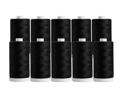 Connecting Threads Black 100% Cotton Thread Set - 10 Spools