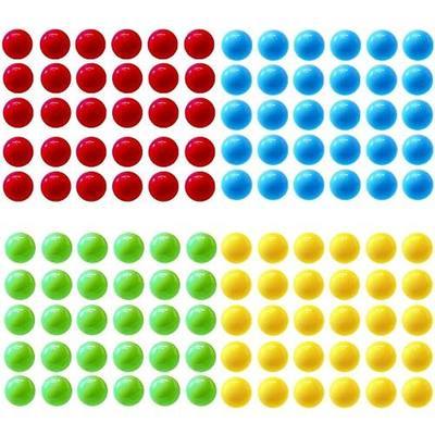 120Pcs Game Replacement Marbles Balls Compatible with Hungry Hungry Hippos
