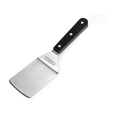 Farberware Professional Wide Metal Spatula - Stainless Steel Turner with Triple Rivet Handle for Flipping Pancakes, Fish, and Grilling Meats, Dishwasher Safe, 9.5 Inches