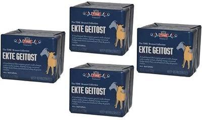 Ekte Geitost Norwegian Goat Cheese 8.8 ounces 4 pack
