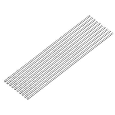 300mm x 3mm 304 Stainless SteelSolid Round Bar Lathe bar Stock- Pack of 10