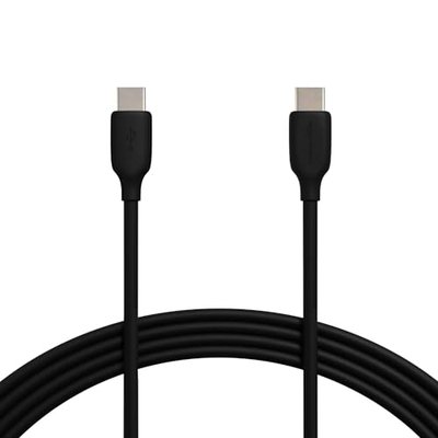Amazon Basics USB-C to USB-C 2.0 Fast Charging Cable, 60W, 480Mbps Speed, USB-IF Certified, for Apple iPhone 16/15, iPad, Samsung Galaxy, Tablets, Laptops, 10 Foot, Black