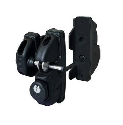 Lockey USA LockeyUSA Sumo SGL-DS Double Sided Gravity Gate Latch, Black