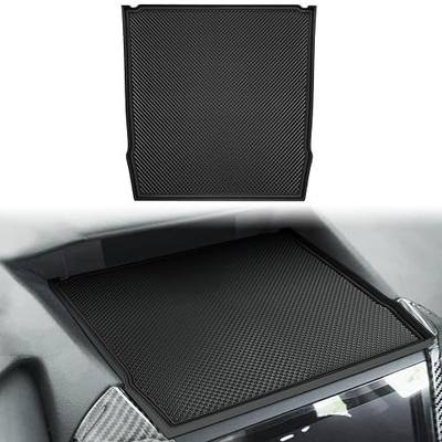 Auovo Dashboard Mats for Subaru Forester Accessories 2019-2024/ Crosstrek 2018-2023 / Impreza 2018-2023 Car Interior Silicone Material Dash Pad Liner (Upgrade,1 pcs All Black Trim Dashboard Mat)