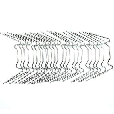 100 Pcs Greenhouse Clips to Secure Plastic Panels, Glass or Tarps | Greenhouse Panel Clips Set; 70 mm Long; W-Type; Weatherproof Stainless Steel, Compatible with Harbor Freight Greenhouses
